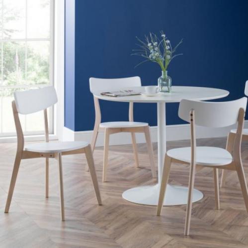 Blanco White & Casa Dining Set