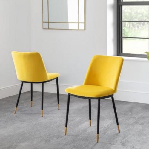 Delaunay Dining Chair - Mustard