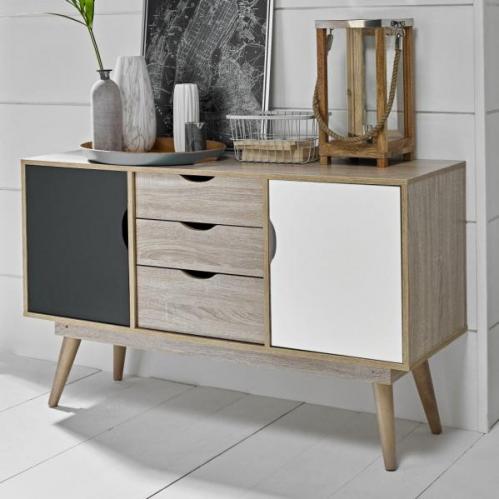 Scandi Sideboard Grey & White