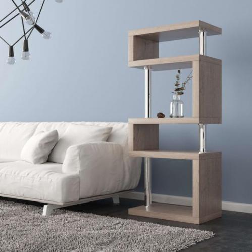 Miami 5 Tier Shelving Unit Ash Wood