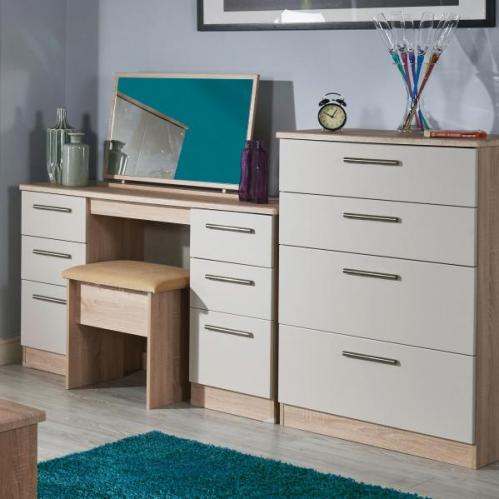 Knightsbridge 4 Drawer Chest- Kaschmir & Bardolino