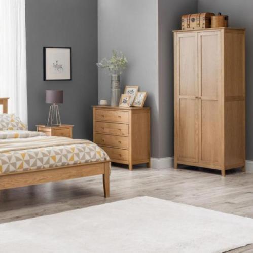 Salerno Wardrobe - Oak