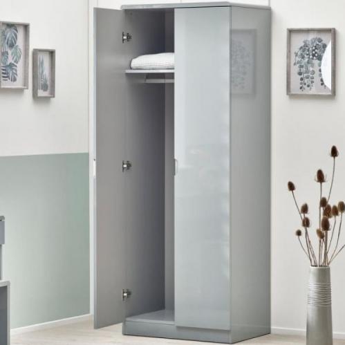 Manhattan 2 Door Wardrobe - Grey